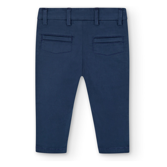 Pantalón satén elástico de bebé niño