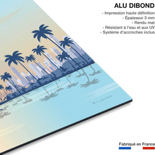 Tableau ville Panama city Tableau alu Dibond