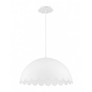 Suspension en métal blanc D50 cm - Flow