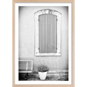 Affiche photo ma provence Affiche + cadre en bois - Chêne