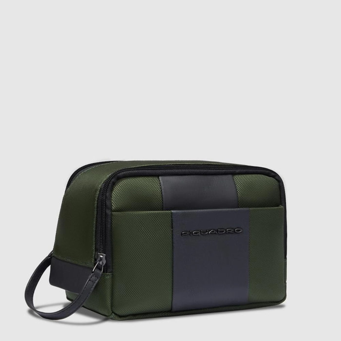 Piquadro Beauty case in tessuto riciclato