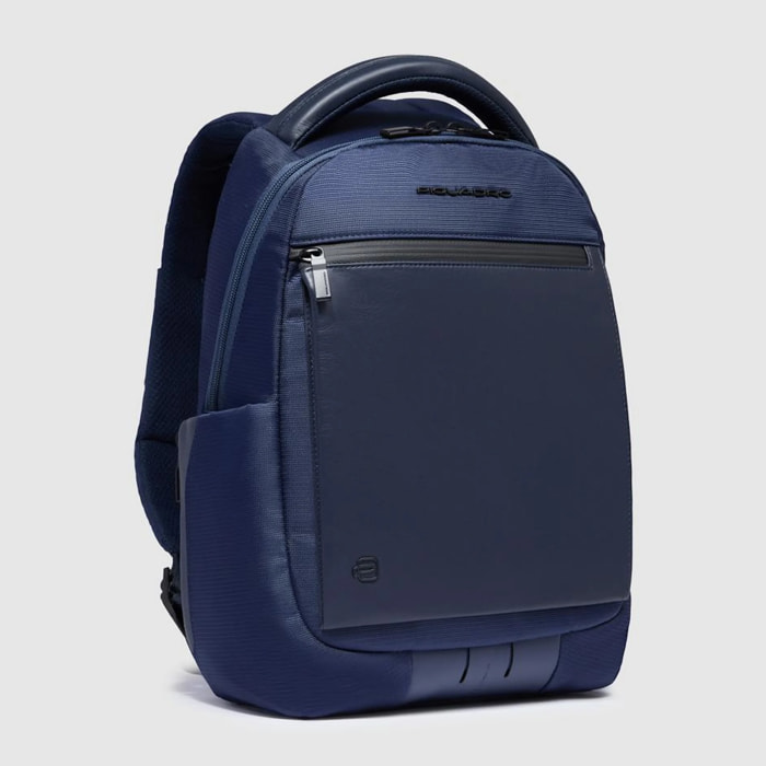 Piquadro Zaino porta pc 13,3 in tessuto riciclato