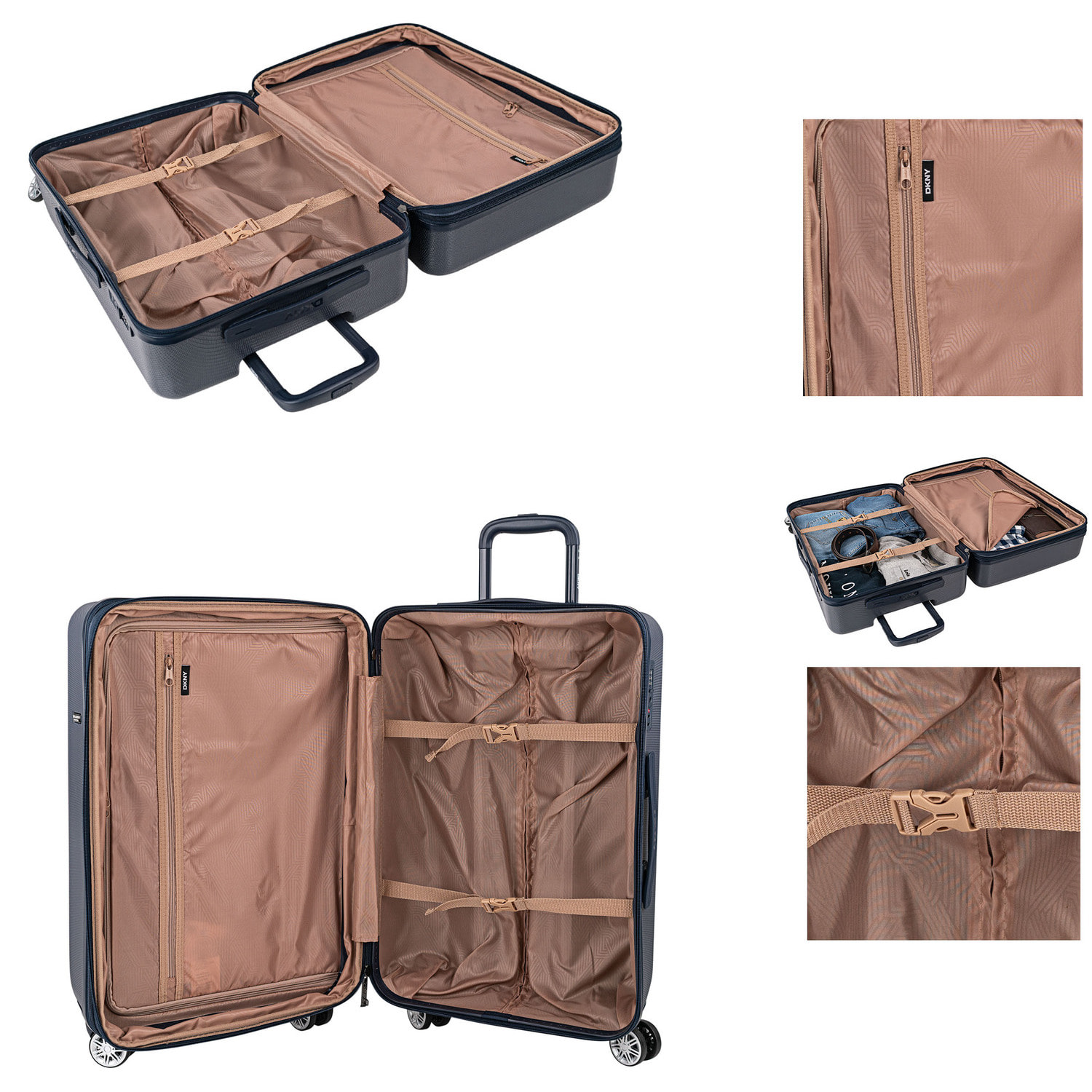 Juego De Maletas Pc Dkny Dkny-3103 Simply Put Azul