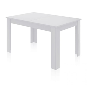 Mesa de comedor extensible Danna 140 Blanco Brillo