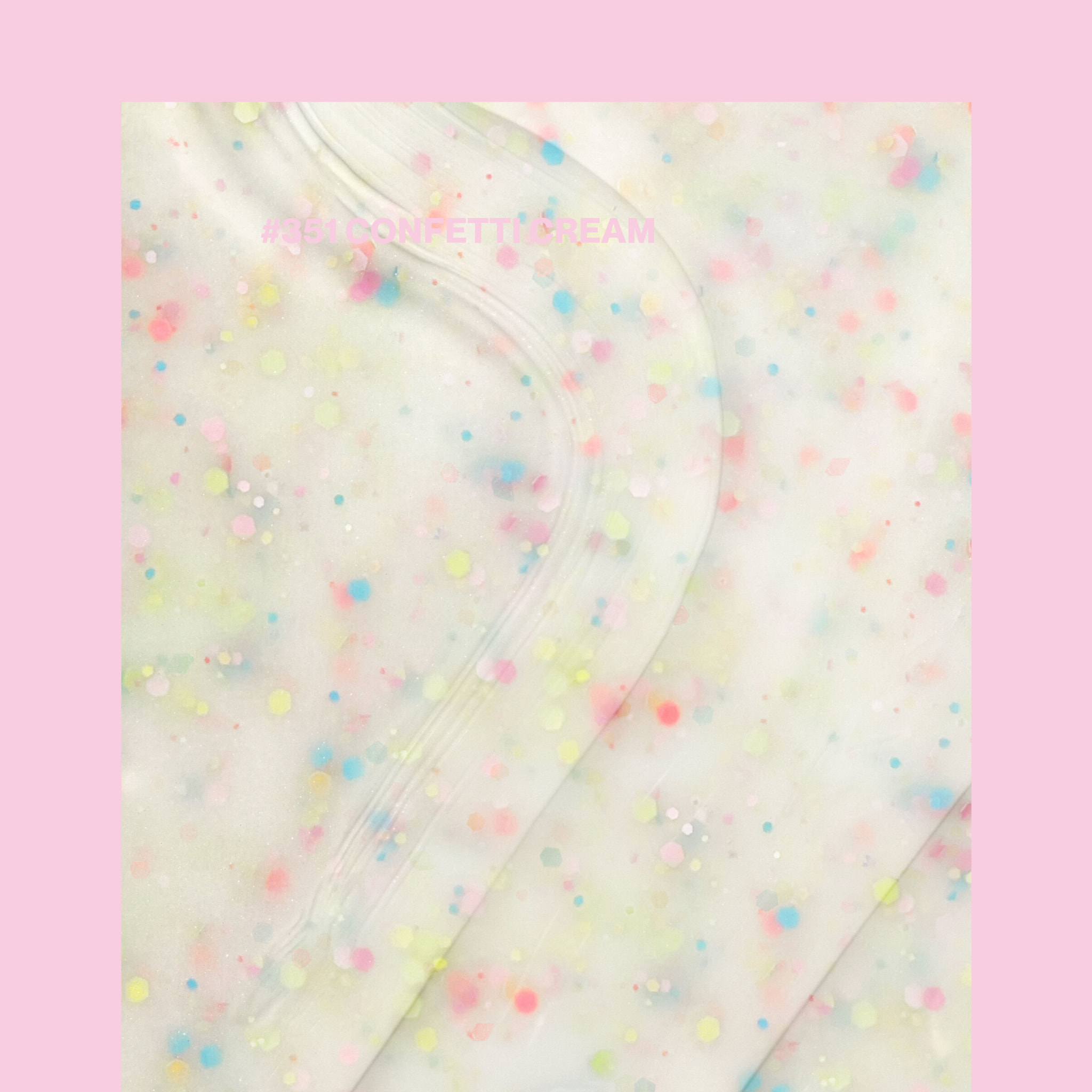 Vernis semi-permanent - 351 Confetti Cream - 15 ml