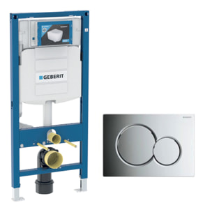 Pack Geberit  DuoFix 320 + Plaque de Commande Sigma 01 Chrome (SETUP320-PRO2)