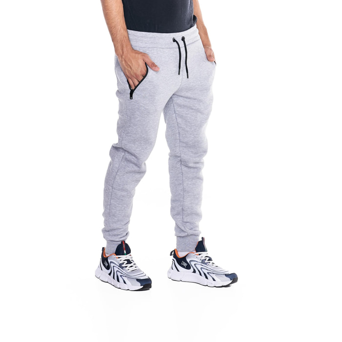 Pantalón polar hombre con elástico Soft Basic icono león