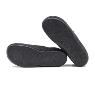 Zapatillas De Casa Lanna Dual Fit Man Negro & Grafito
