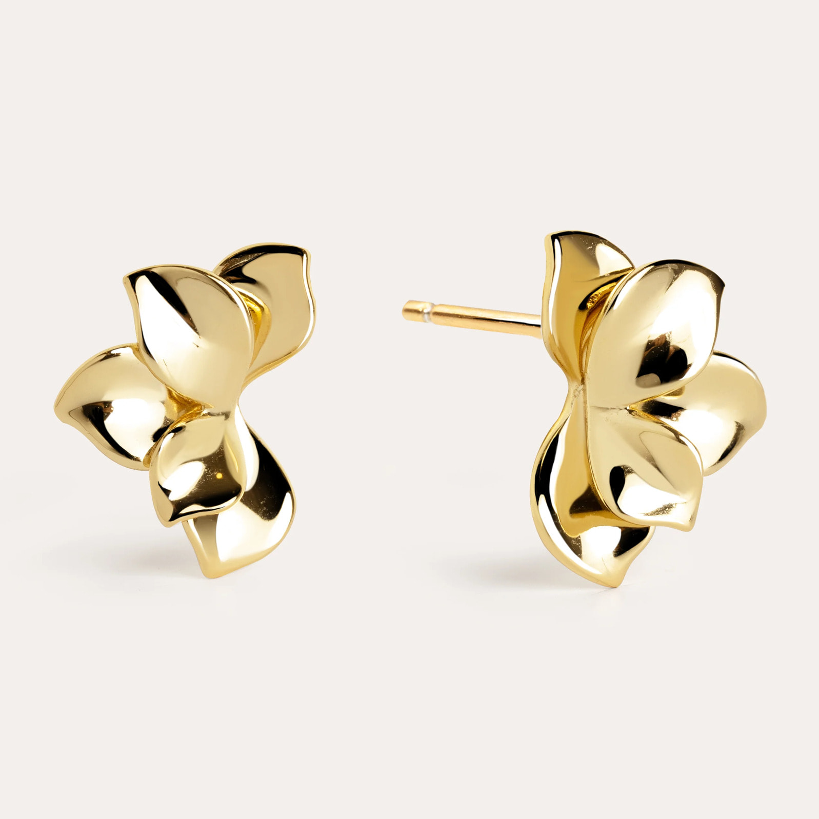 Pendientes Zinnia Baño Oro
