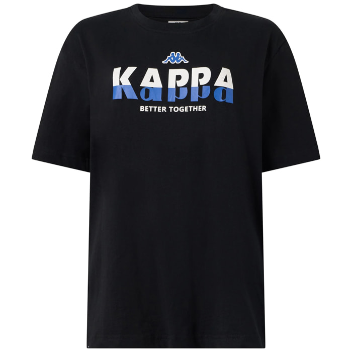 T-Shirts & Top Kappa Uomo Logo Gafup Nero