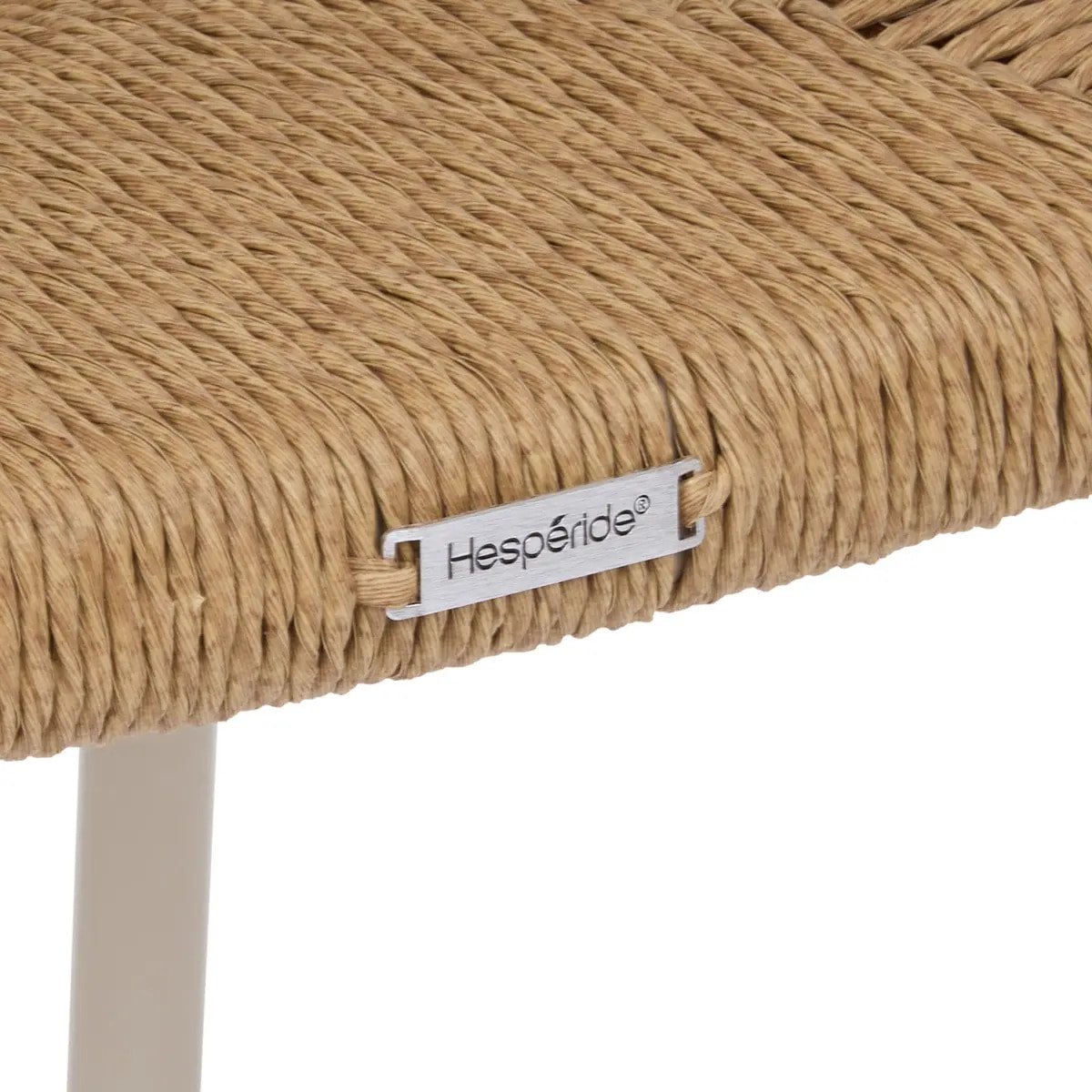 Chaise de jardin Wistty empilable argile