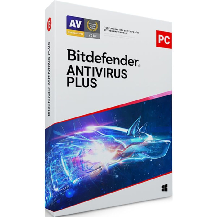 Logiciel antivirus et optimisation BITDEFENDER Antivirus Plus - 2 ans - 3 postes