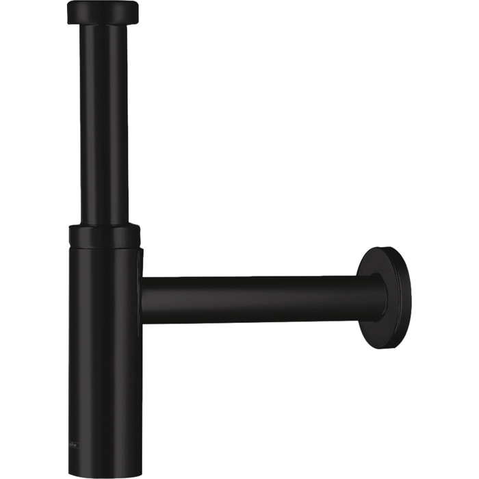 Siphon design Lavabo Flowstar S, Noir mat