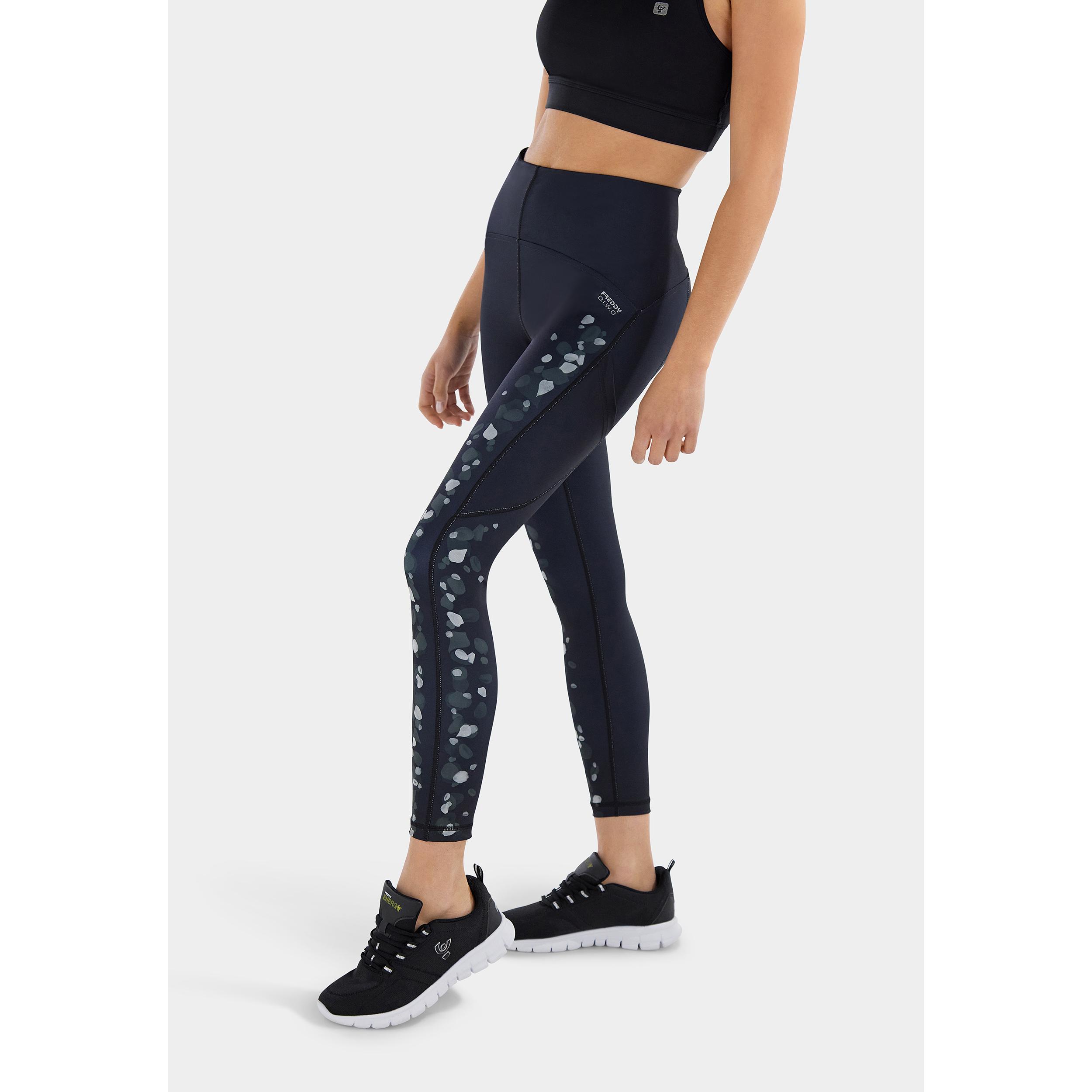 Leggings SuperFit ecologici traspiranti fantasia floreale