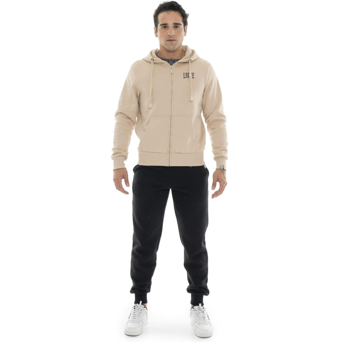 Tuta da uomo con cappuccio e zip Leone 1947 Apparel Vintage Small Logo