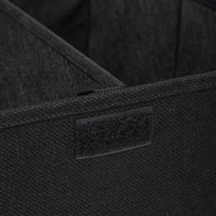 Panier à linge "Colorama" noir 74L