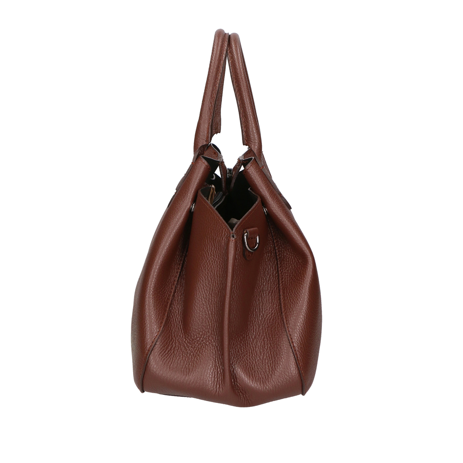 Borsa a mano da Donna Vincenza in Vera Pelle Made in Italy 20x30x15 cm