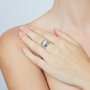 Anillo Rongrim acabado plata