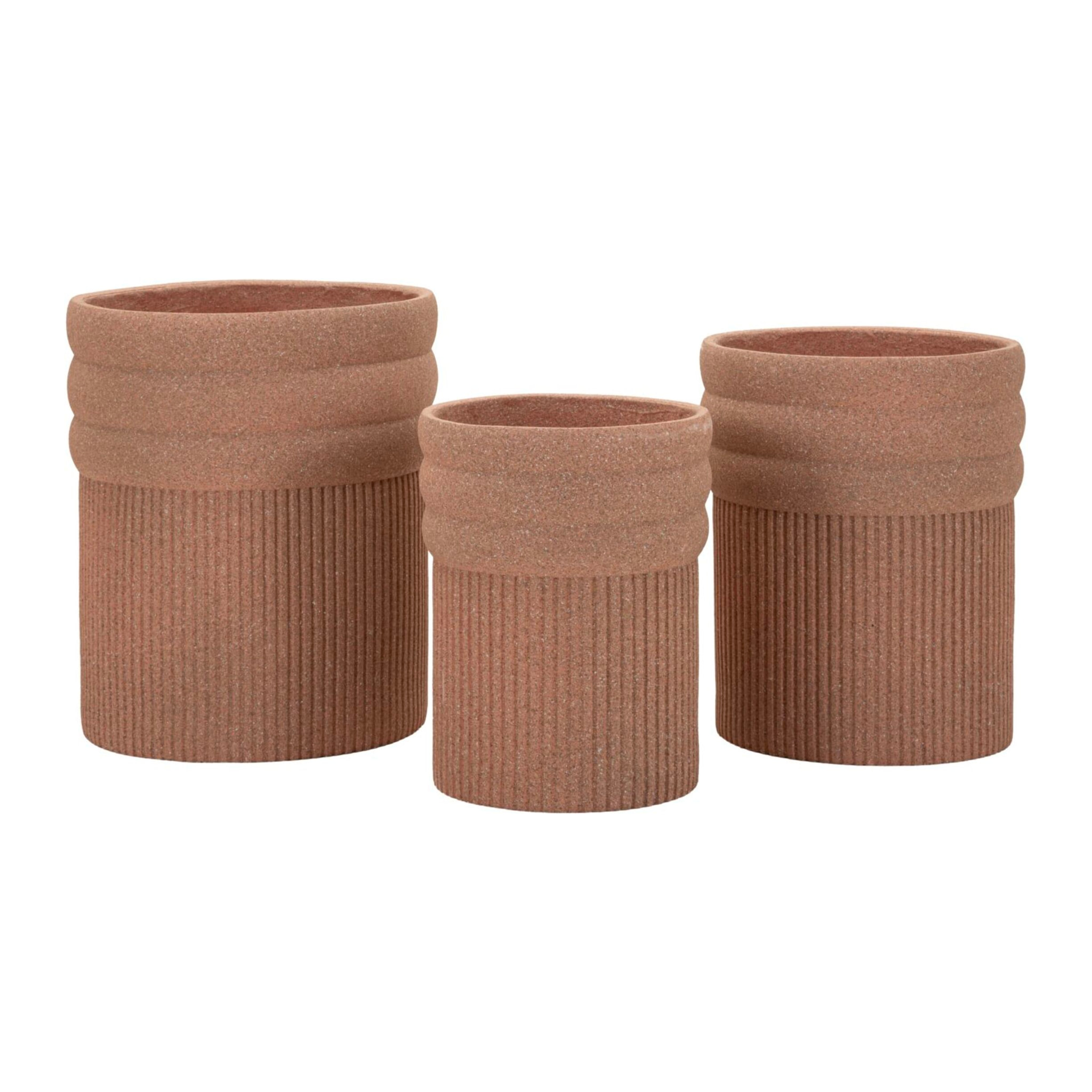 CACHEPOT DA ESTERNO COLOMBIA TRIS CM Ø 41,5X50-36X45-30,5X39,5(APER.CMØ27-32-37)