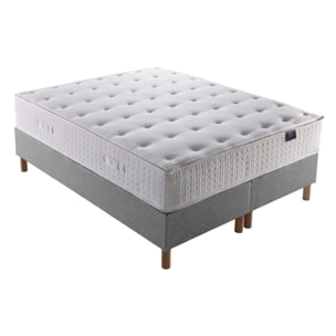 Ensemble Hélios + sommier Boxspring hauteur 26 cm