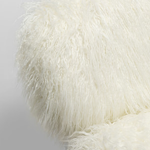 Fauteuil Hairy blanc Kare Design