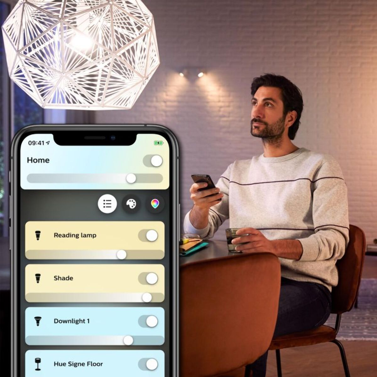 Ampoule LED connectée PHILIPS HUE White Ambiance E27 75W