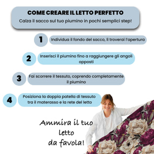 PARURE COPRIPIUMINO INFINITY - 100% Microfibra