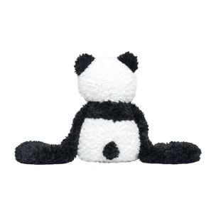 Peluche - JEUX 2 MOMES - Panda Calin Lestée - Lestée - Douce - Blanc et Noir