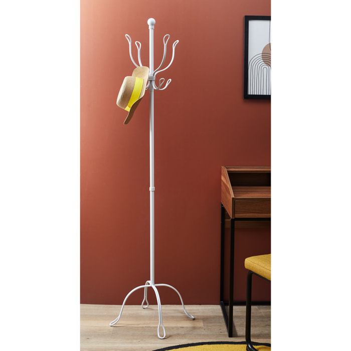 Portemanteau Vintage Metal Blanc