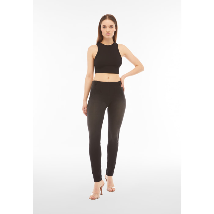 Jeggings push up WR.UP® fit skinny vita alta con pinces