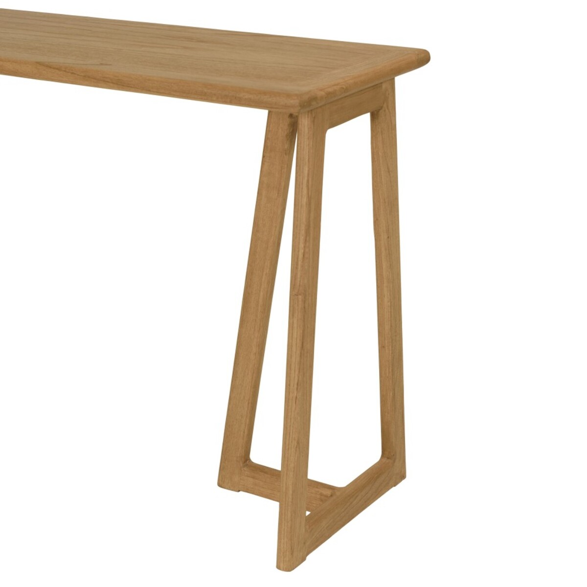 AMY - Console 110cm en bois de mindi pieds triangles