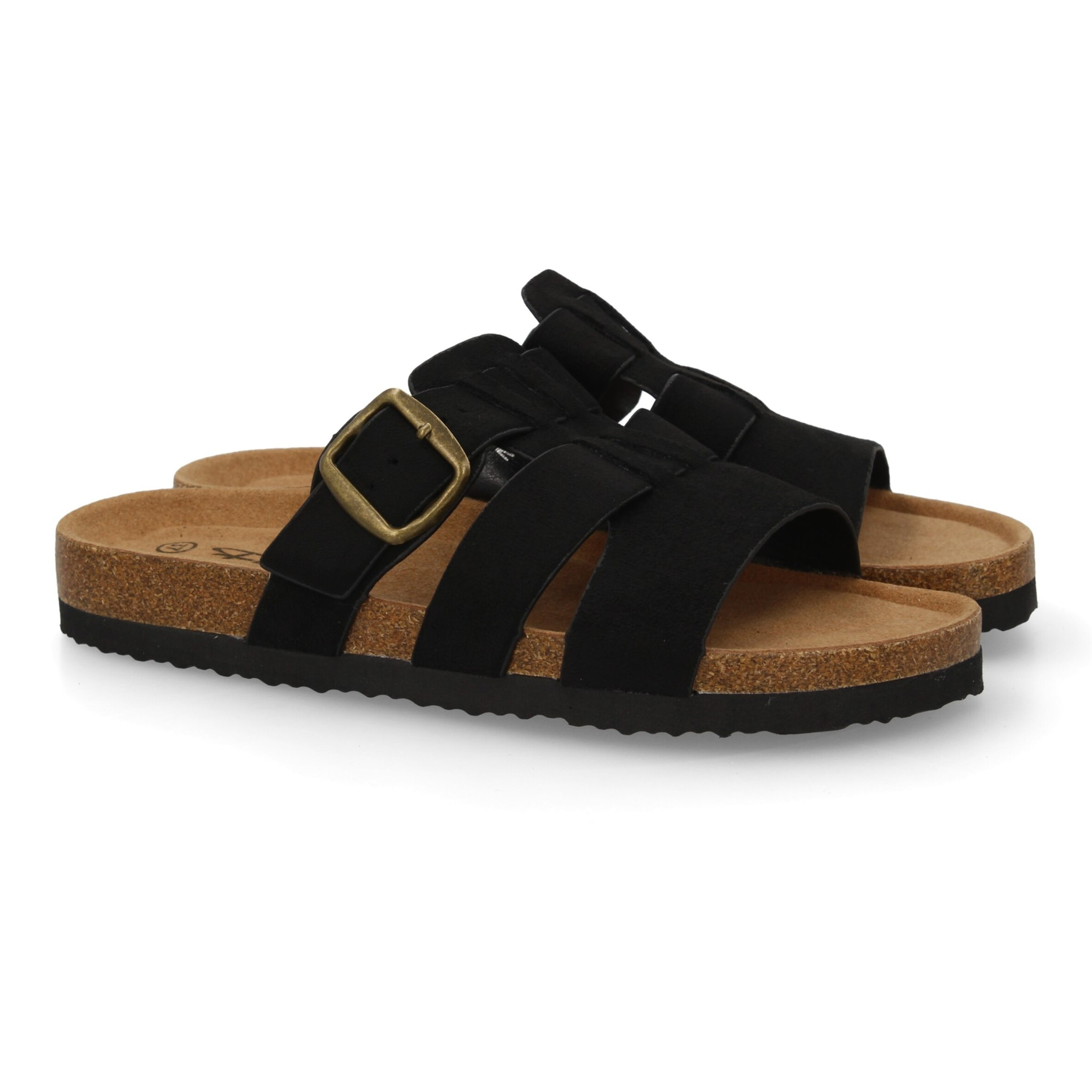 Sandalia Mujer cómoda con tiras y hebilla