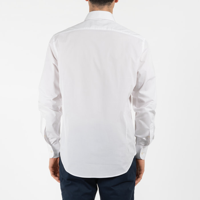 Camicia popeline collo francese regular fit