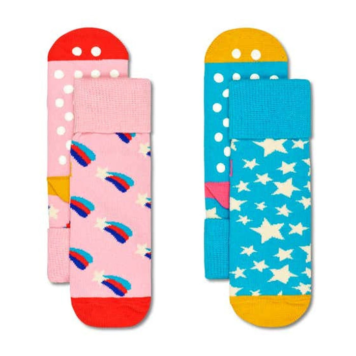 Calcetines pack-2 kids shooting star anti-slip