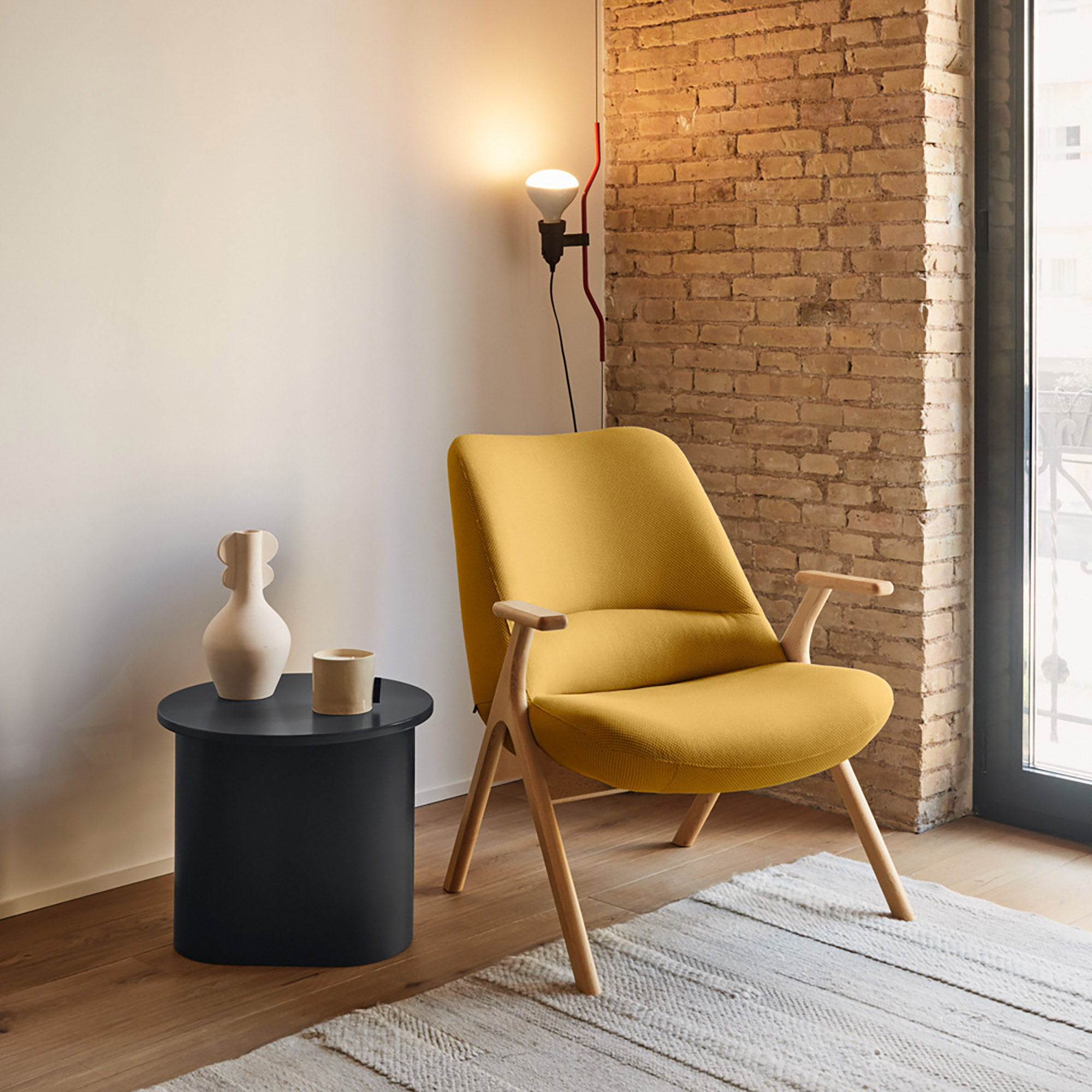 Mesa auxiliar Totem gris antracita