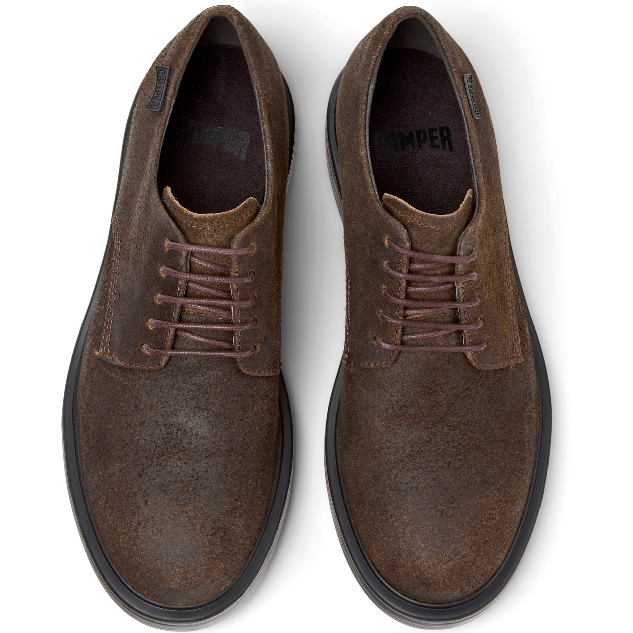 Scarpe stringate - CAMPER Dean - Marrone - Nubuck