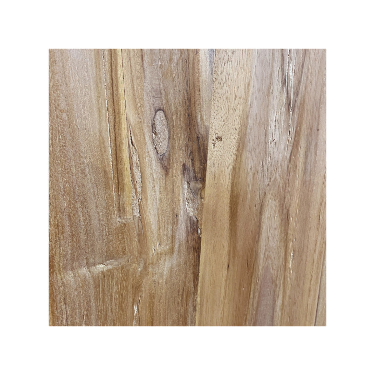 Etagère 4 cases cubes de rangement 182 x 47 cm bois de teck massif - ROMA