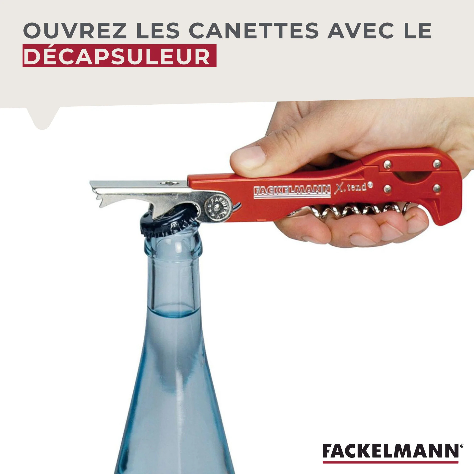 Tire-bouchon décapsuleur 13 cm Fackelmann Bar Concept