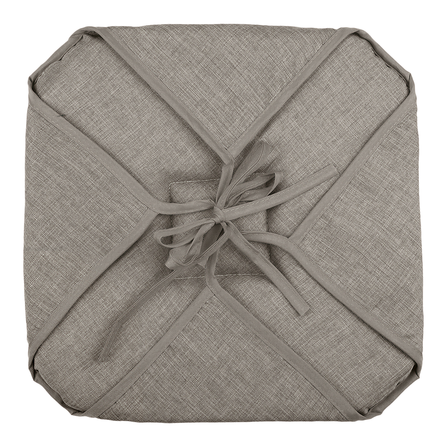 Galette de chaise italienne et unie - Naturel