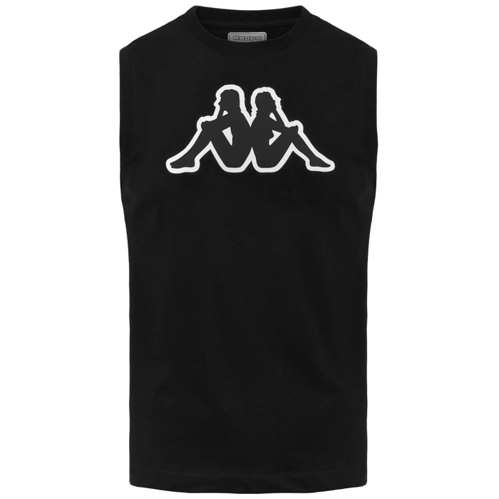 Kappa - T-Shirts & Top Uomo Nero - Logo Dwal