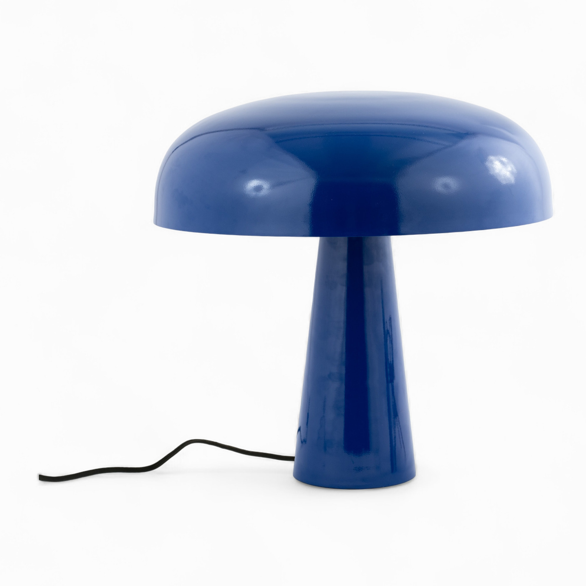 Lampe Livia en métal bleu foncé