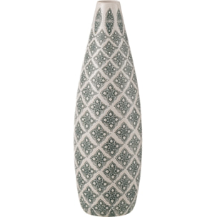 J-Line vase Kousa - porcelaine - bleu/blanc - 53 cm de hauteur