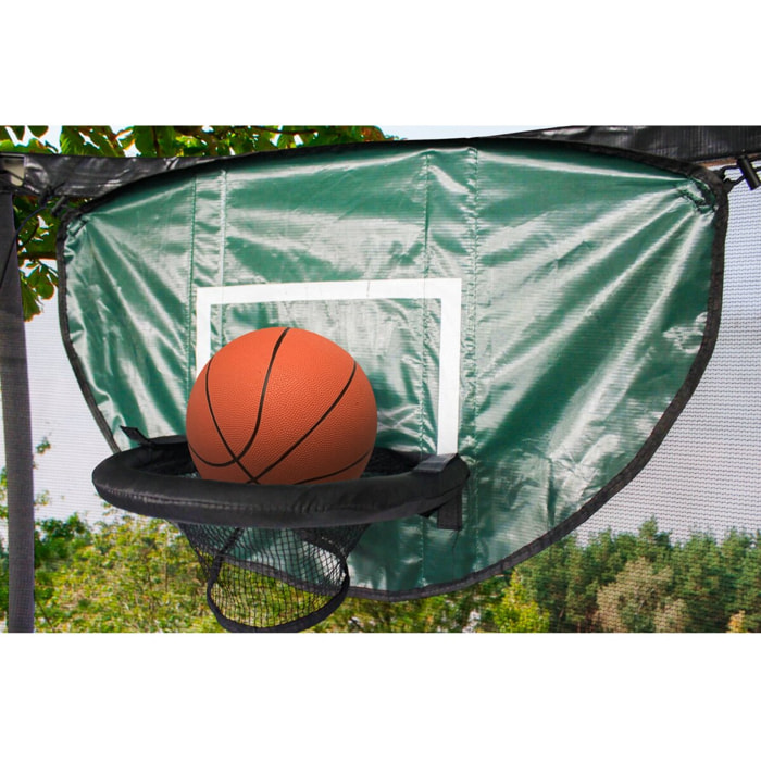 Panier de basket universel pour trampoline "Loopy" - Vert