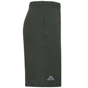 Kappa - Pantaloni Corti Uomo Verde - Logo Cabog