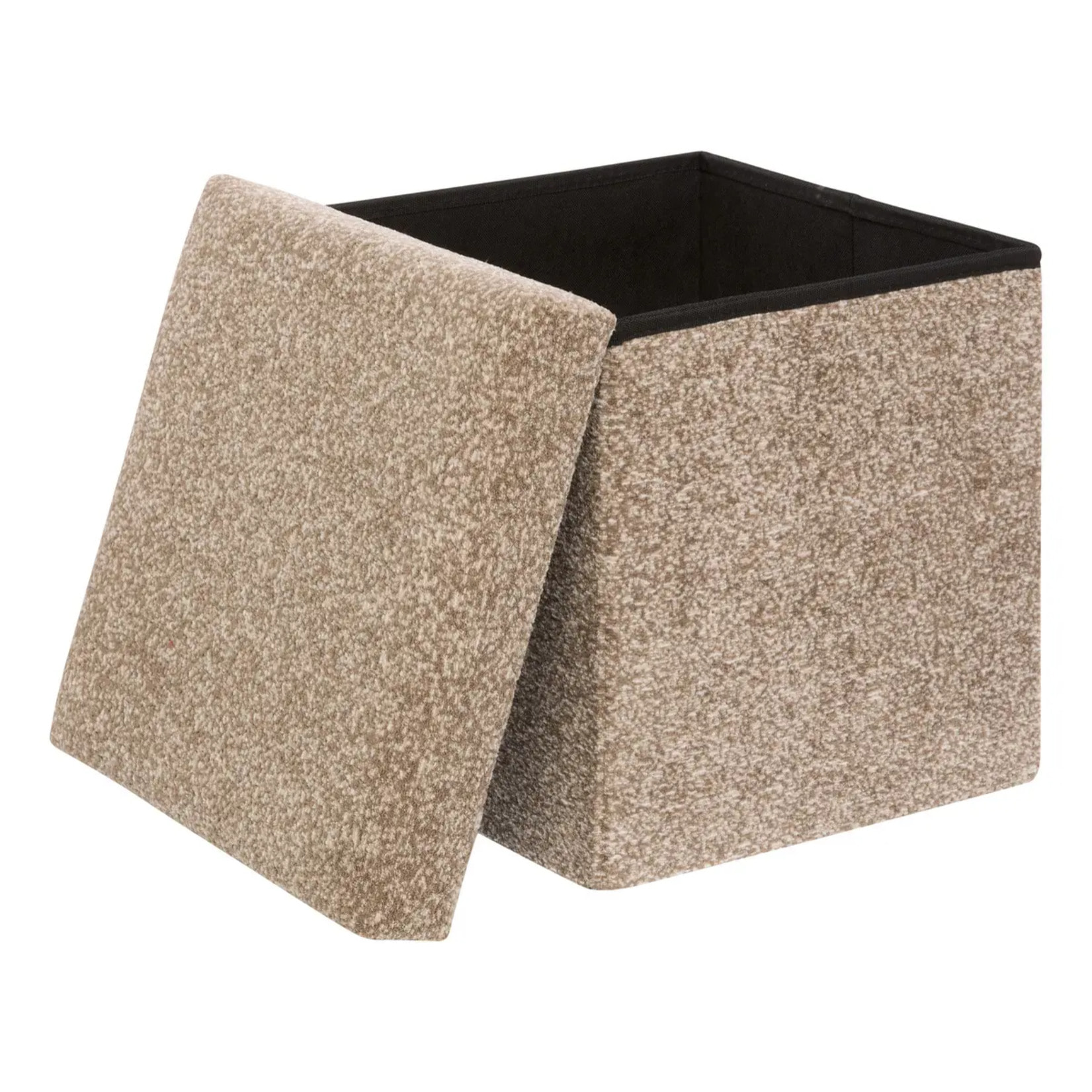 Pouf Coffre Pliable Oxia 38x38cm Marron Tonka