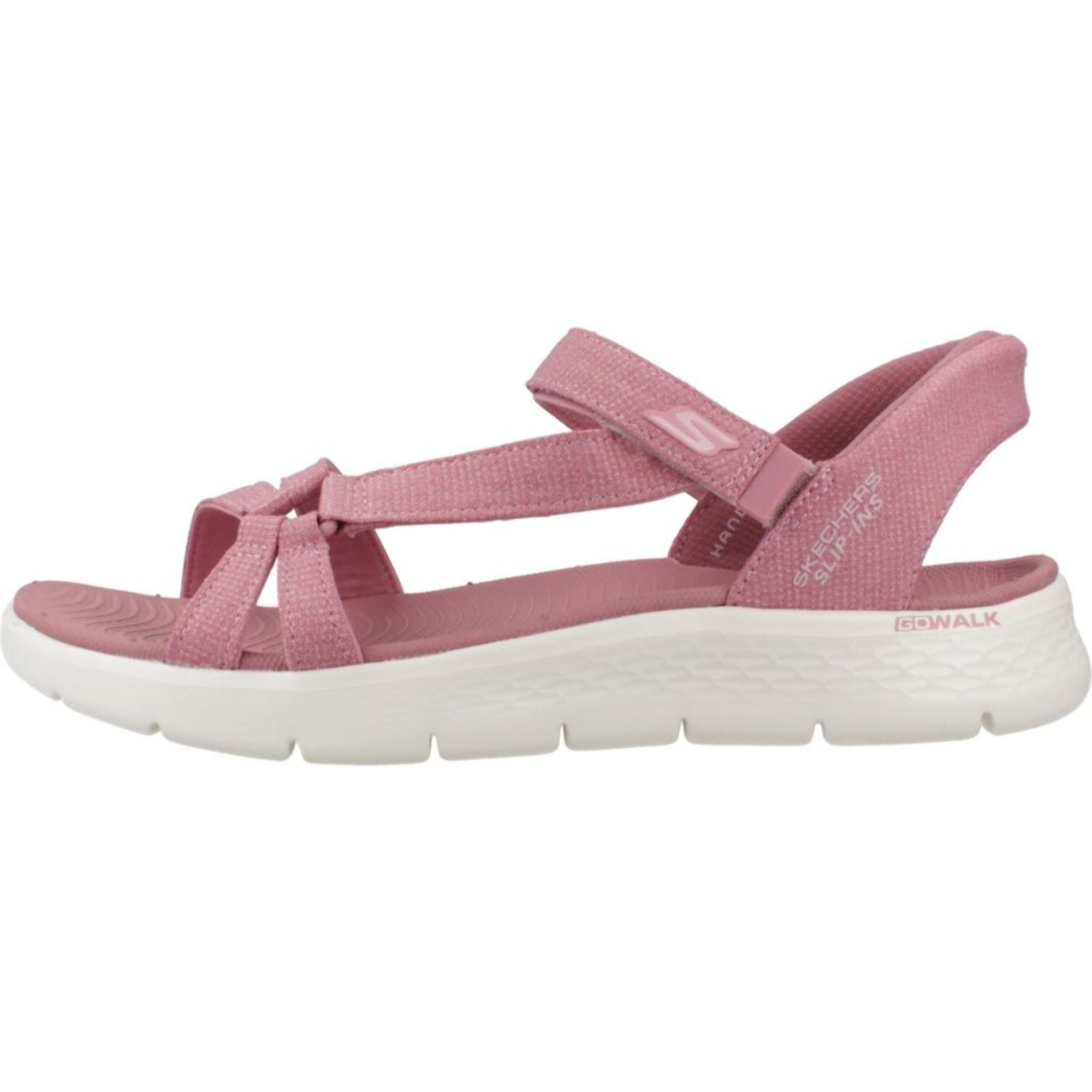 Sandalias Mujer Slip-ins  Go Walk Flex Rosa