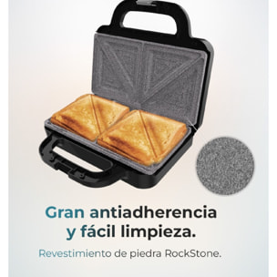 Cecotec Macchina per sandwich Rock`nToast Deep Classic