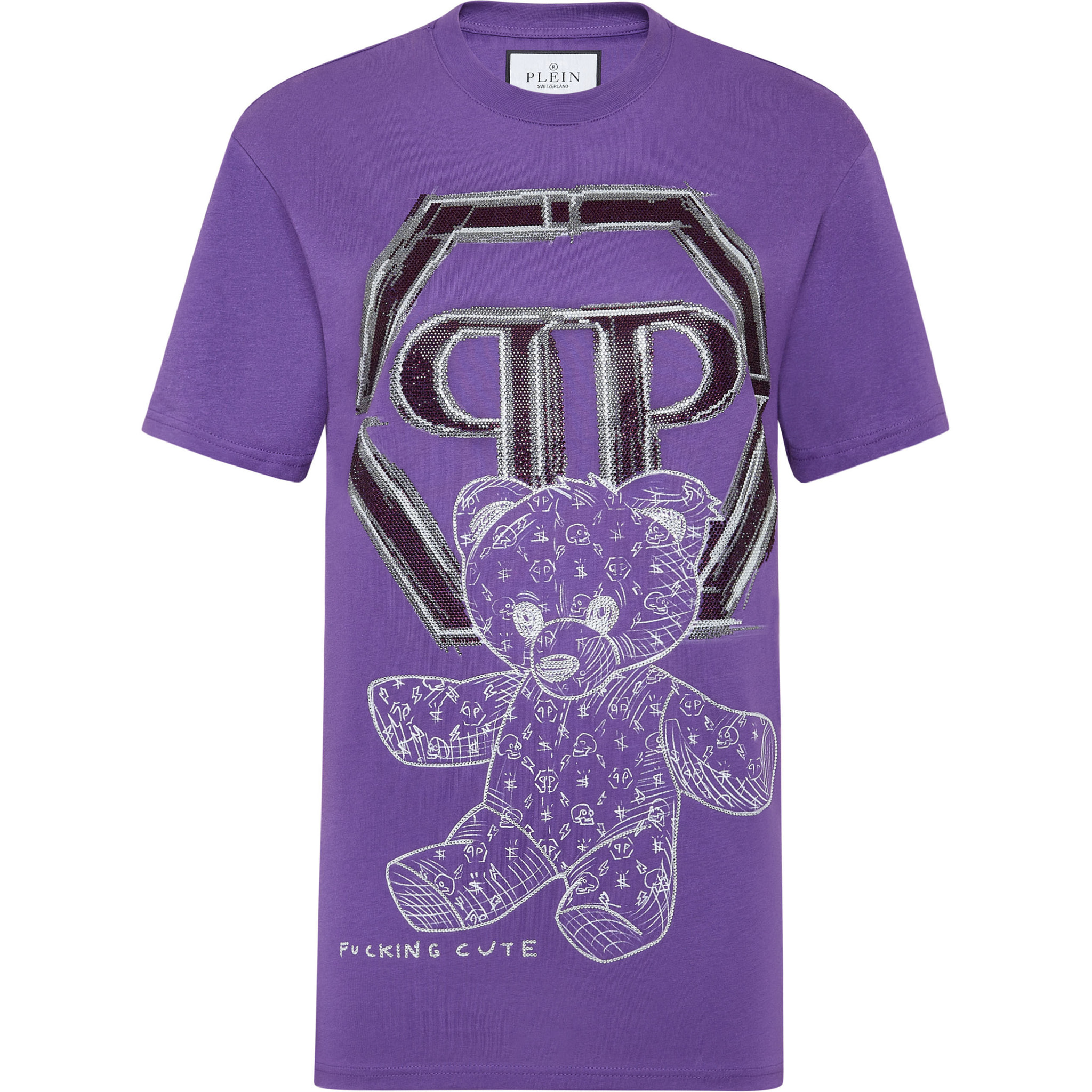 PHILIPP PLEIN T-Shirt Round Neck TEDDY