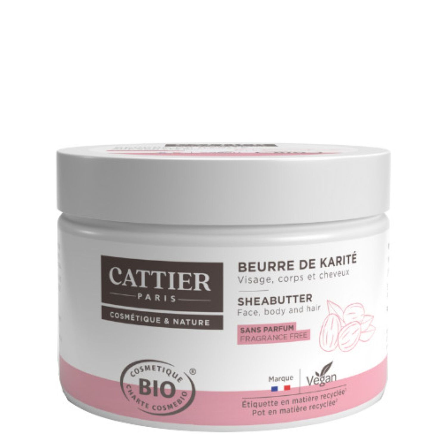 Beurre de Karité Sans Parfum - Visage, Corps & Cheveux