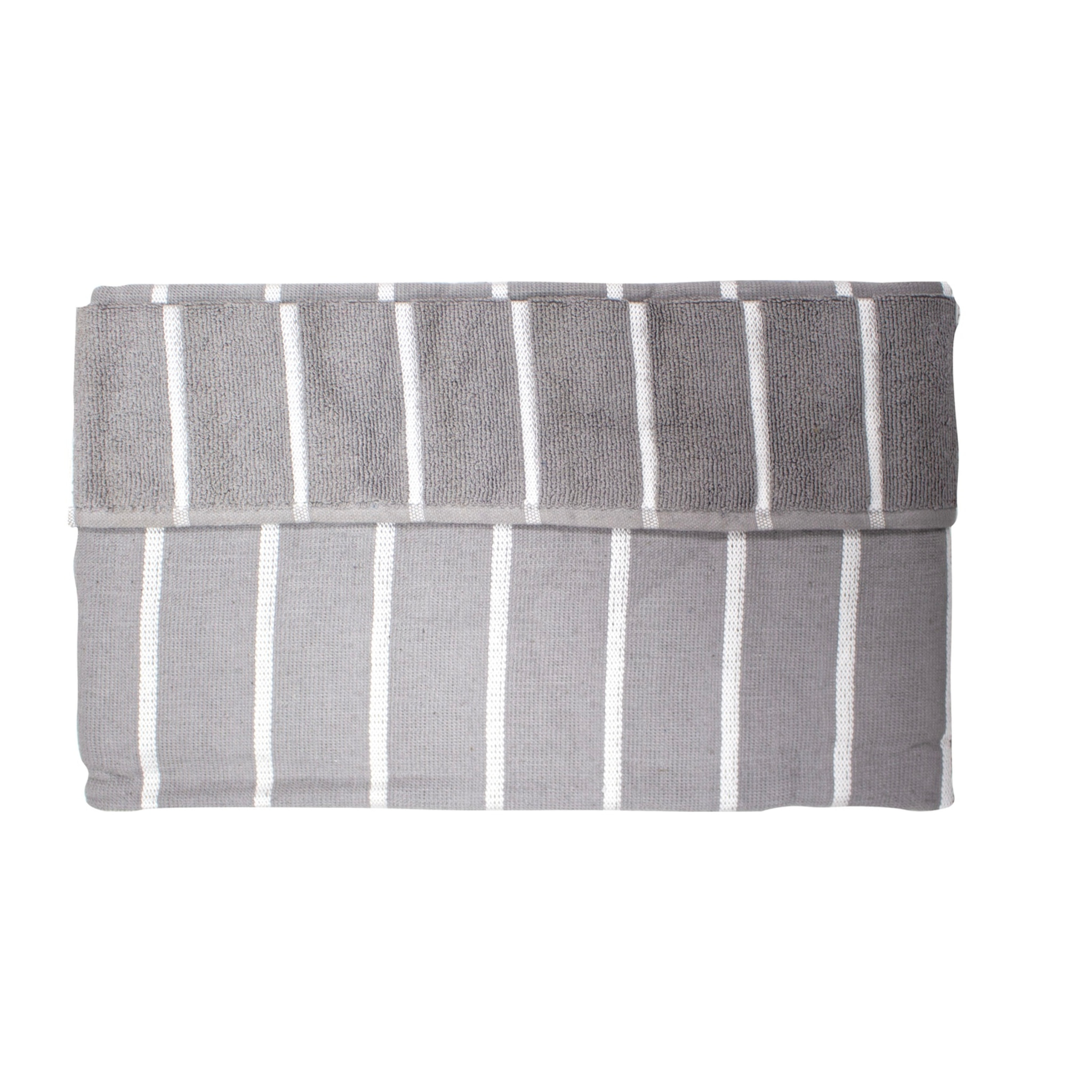 TELO MARE GRIGIO 90X170 CM IN SPUGNA DI COTONE SUPER ASSORBENTE